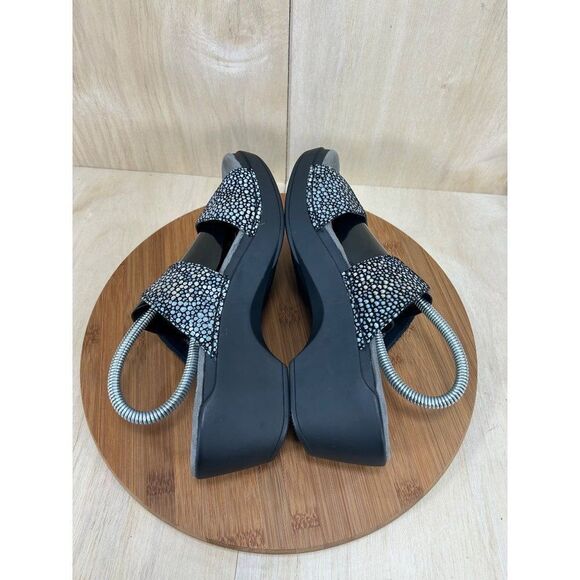 Dansko Sophie Metallic Polka Dot Double Strap Sandals Womens Size 42 - Picture 5 of 8